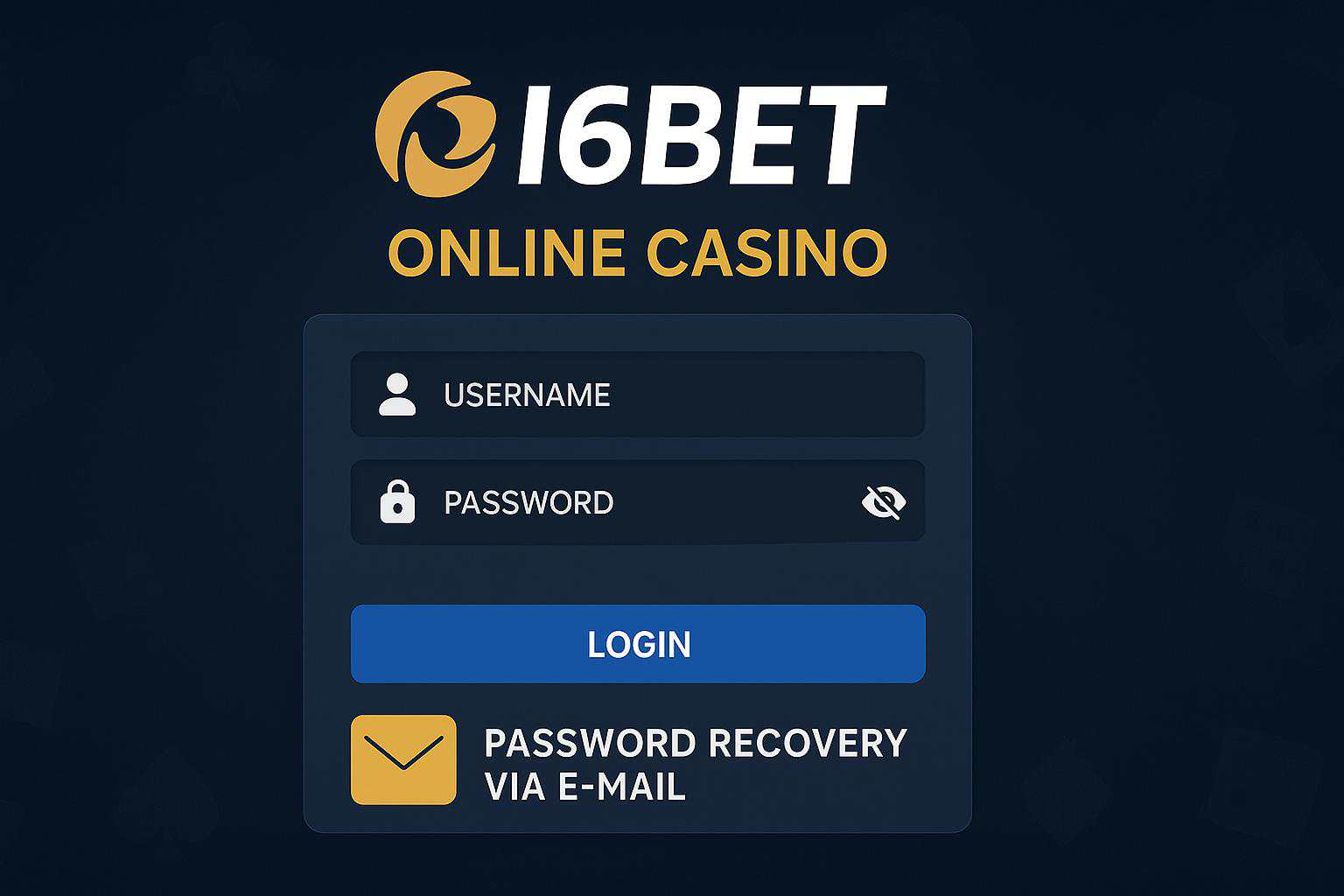 Criar uma nova Conta no plataforma I6BET